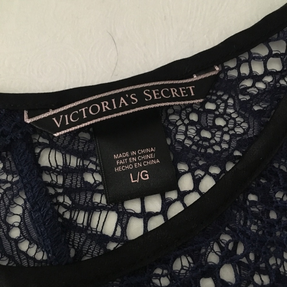 Navy blueVictoria’s Secret crochet lace be… - Picture 9 of 13